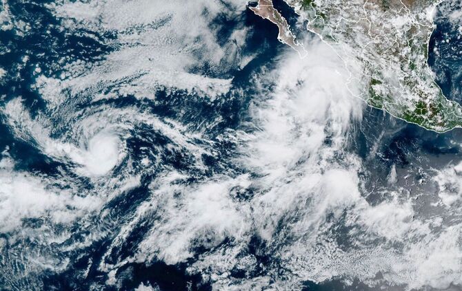 Hurrikan «Lorena» in Richtung Urlaubsregion in Mexiko