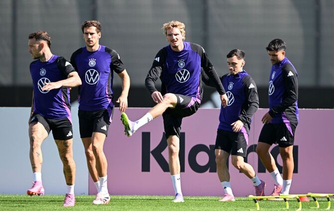 Abschlusstraining Nationalmannschaft