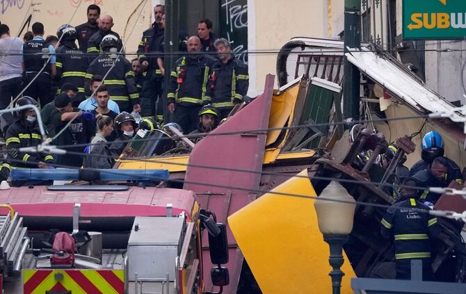 Standseilbahn-Unfall in Lissabon