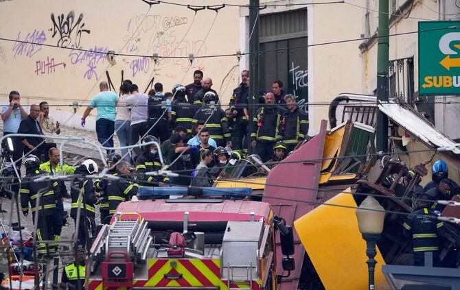 Standseilbahn-Unfall in Lissabon