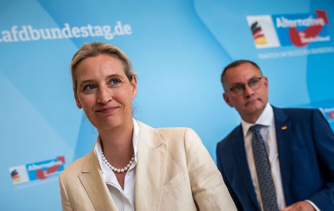 Alice Weidel und Tino Chrupalla