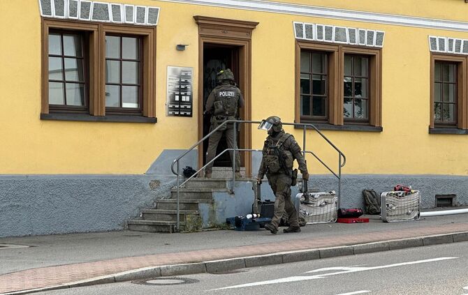 Polizeieinsatz in Biberach