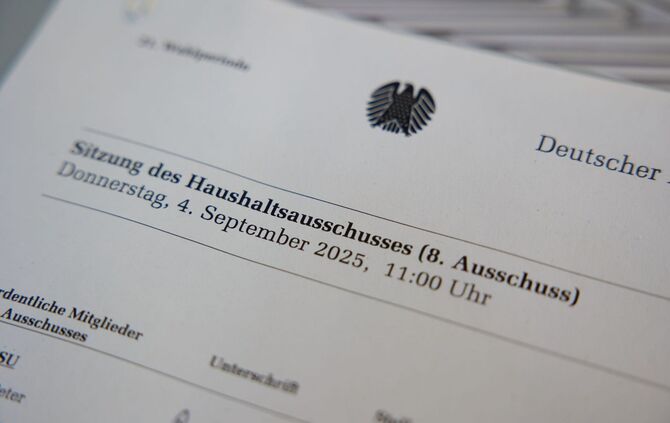 Entscheidende Sitzung des Haushaltsausschusses