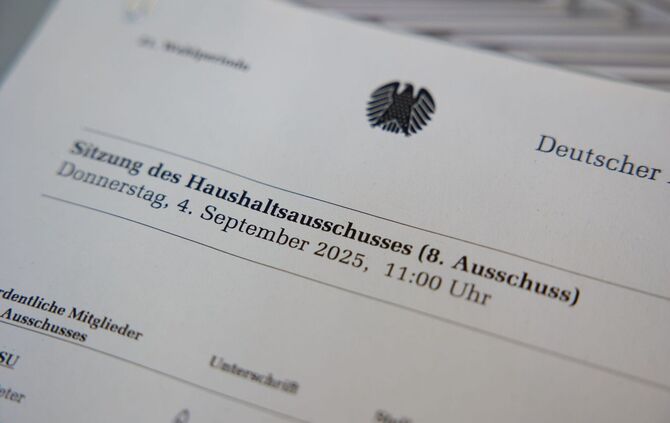 Entscheidende Sitzung des Haushaltsausschusses