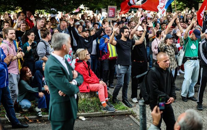 Streitgespräch zwischen Palmer und Frohnmaier - Demo