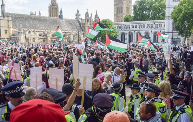 Nahostkonflikt - Protest in London