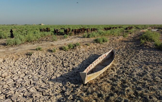 Marschen bei Schibajisch im Irak