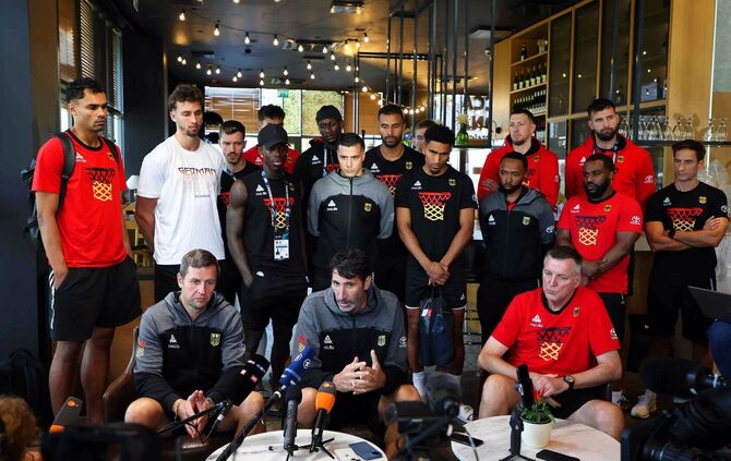 Basketball-EM - Deutschland Pressekonferenz