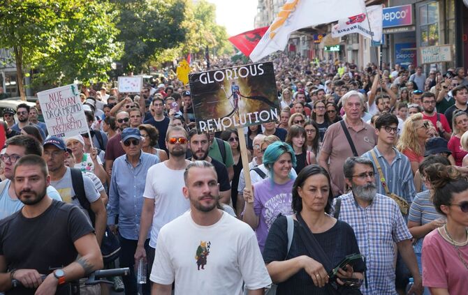 Proteste in Serbien