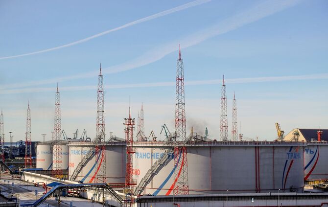 Ölterminal in Russland