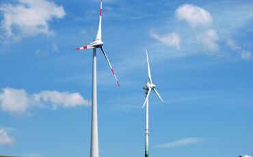 Windräder Windrad Bei Nechen in Deutschlands Osten