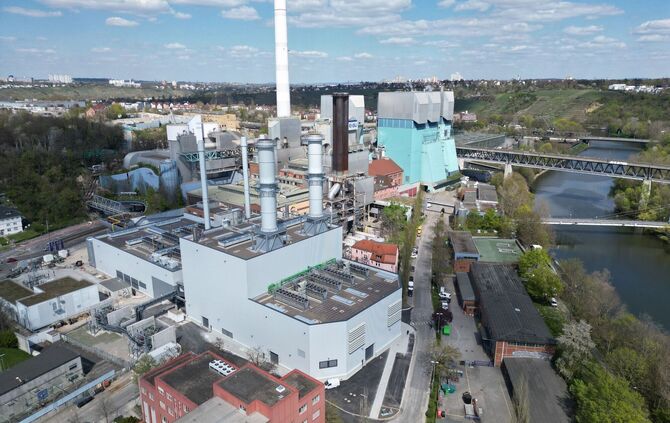 Neues wasserstofffähiges Gaskraftwerk der EnBW