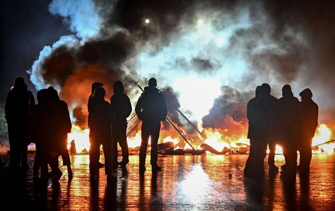 Protestbewegung "Bloquons Tout" in Frankreich