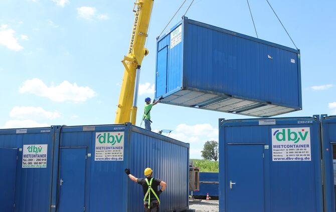 Flüchtlingscontainer