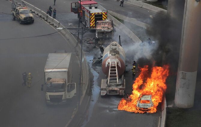 Explosion von Tankwagen in Mexiko