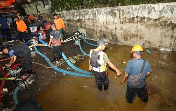 Überschwemmungen auf Bali