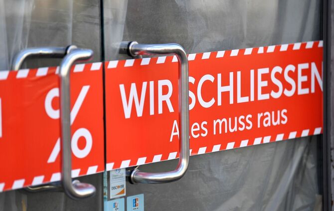Firmenpleiten in Deutschland
