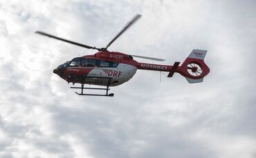 Ein Rettungshubschrauber