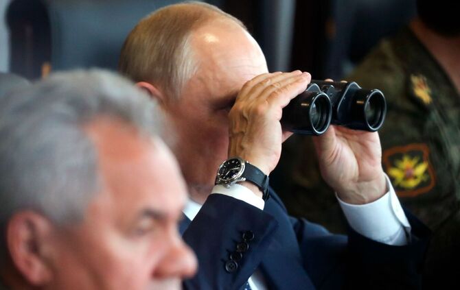Russisch-belarussisches Militärmanöver - Wladimir Putin