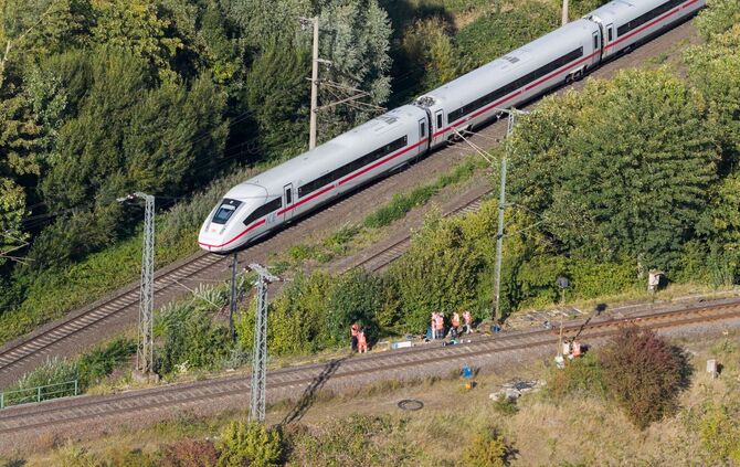 Brand an Bahnstrecke Hannover-Berlin
