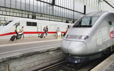 ICE und TGV im Stuttgarter Hauptbahnhof - 1