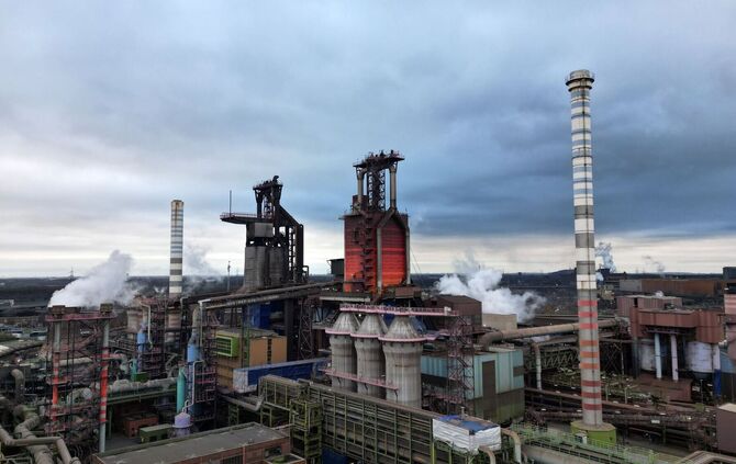 Stahlproduktion bei Thyssenkrupp Steel
