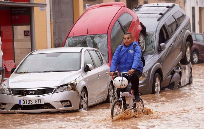 Überflutungen in Spanien