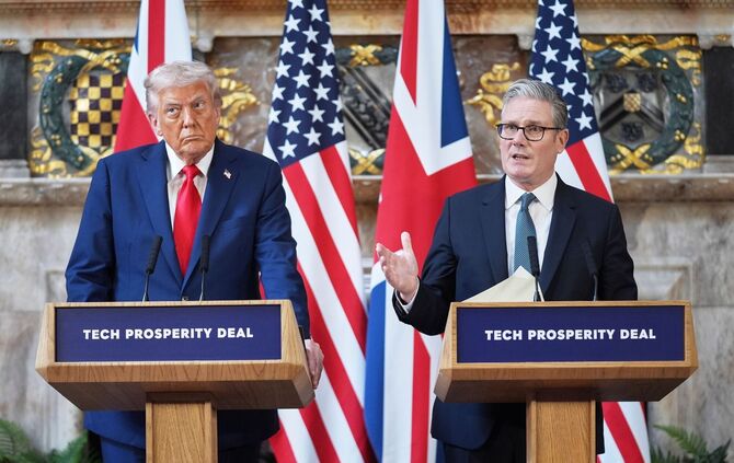 Staatsbesuch von Präsident Trump in Großbritannien