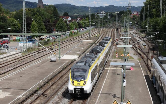 Zug in Backnang