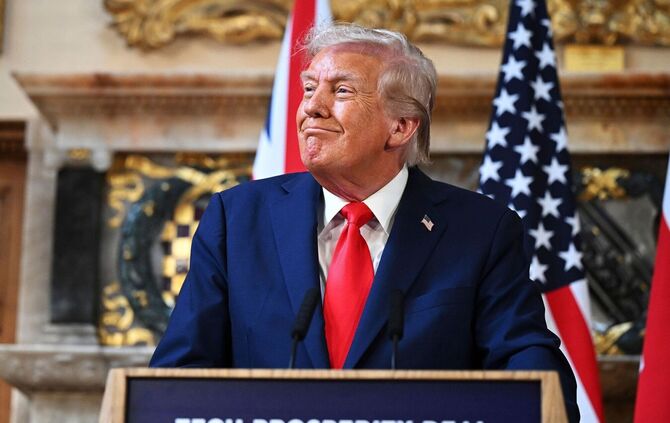 Staatsbesuch von Präsident Trump in Großbritannien