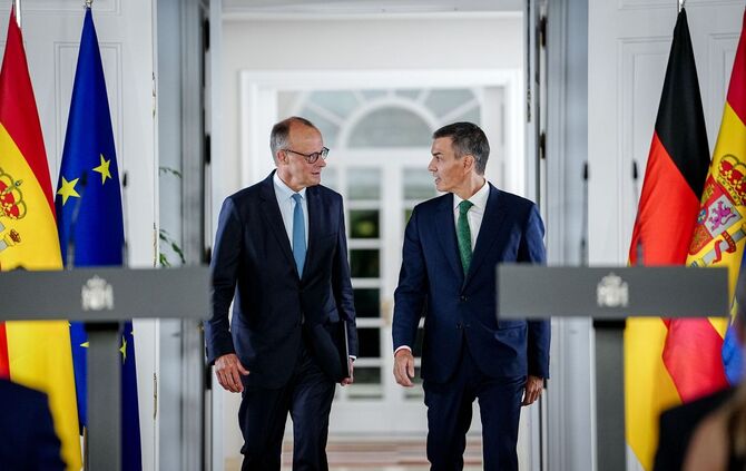 Bundeskanzler Friedrich Merz in Spanien