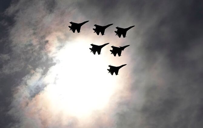 Russische Kampfjets.