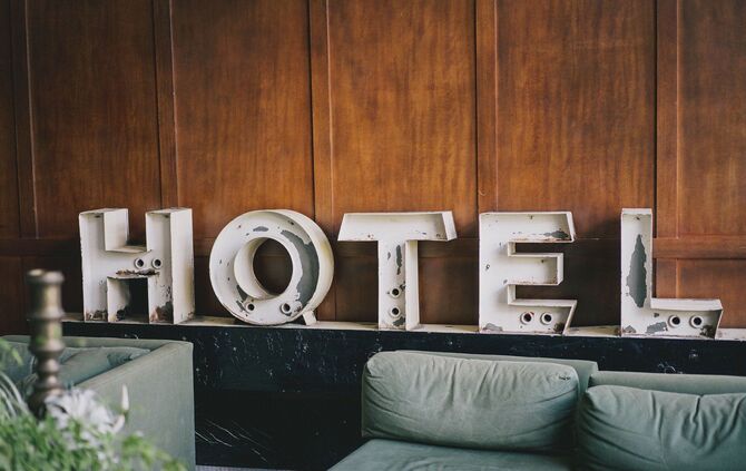Hotel Hotelzimmer Symbol Symbolbild