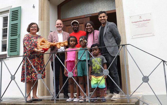 Familie aus Kamerun