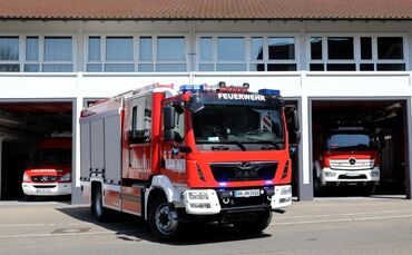 Blaulicht Feuerwehr Waiblingen symbol symbolbild symbolfoto