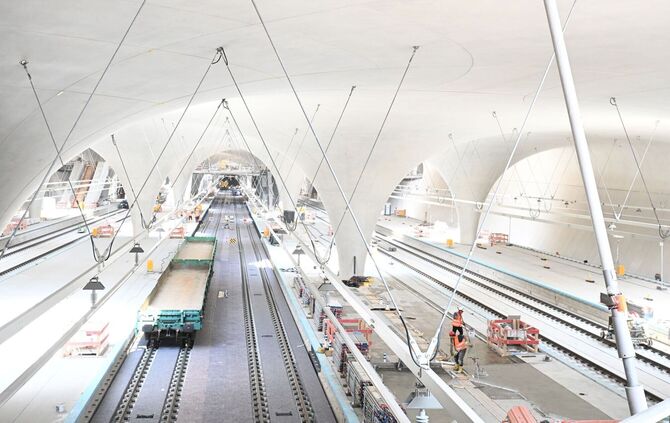 Baustelle Tiefbahnhof Stuttgart 21