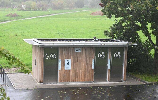 Toilettenhaus kostet 600.000 Euro