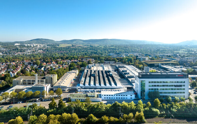 Luftbild BOSCH Waiblingen