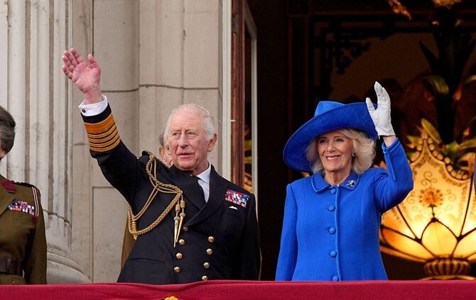 König Charles III. und Königin Camilla