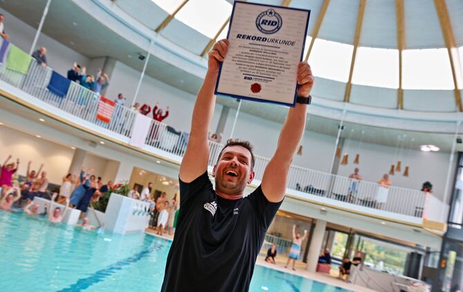 Weltrekord im Wunnebad Winnenden