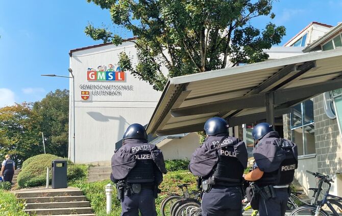 einsatz leutenbach schule