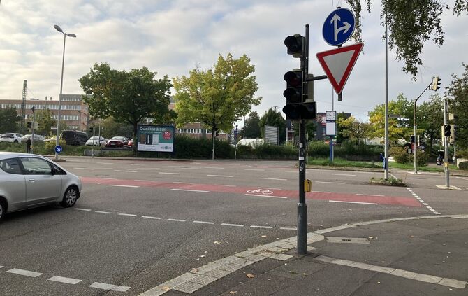 Ampel defekt, Kreuzung Bahnhofstraße / Devizesstraße, 29.9.25
