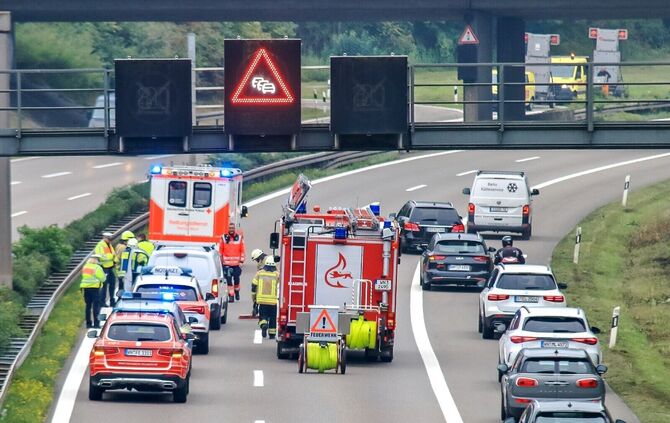 B14 Unfall vorm Kappelberg