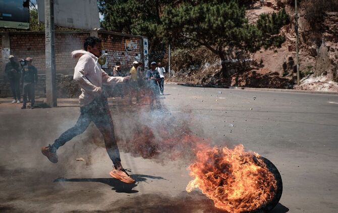 Demonstrationen in Madagaskar