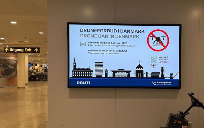 Drohnenflugverbot in Dänemark