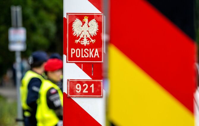 Kontrollen an der deutsch-polnischen Grenze - Ahlbeck
