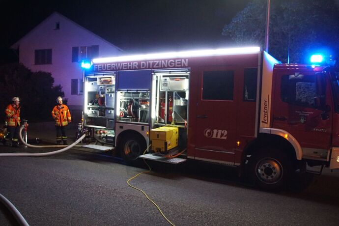 Hemmingen: Dachstuhlbrand eines Mehrfamilienhauses