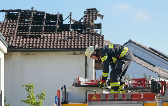 Nach Brand in münchen