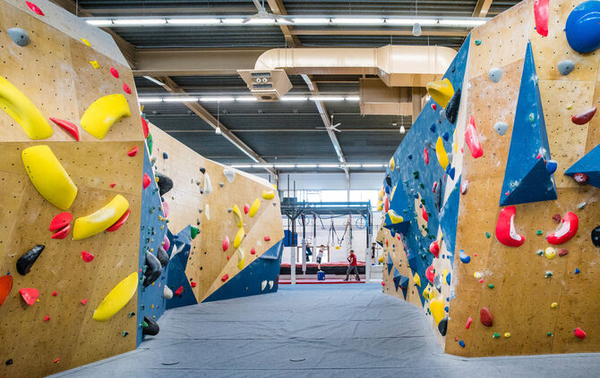 Boulder Parkour im Active Garden Waiblingen
