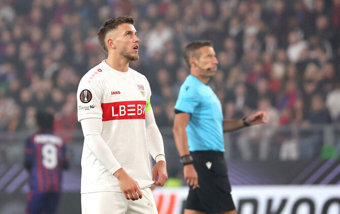 Fußball FC Basel vs. VfB Stuttgart - 1 - 1